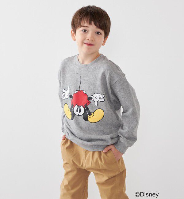 SHIPS any「SHIPS any: /ミッキーマウス/ ポージング スウェット <KIDS>」|スウェット・ジャージ|チャコールグレー