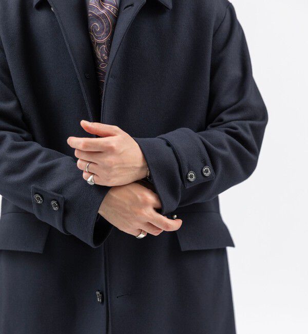 SHIPS「MACKINTOSH: HUMBIE SL メルトン コート」|ピーコート|