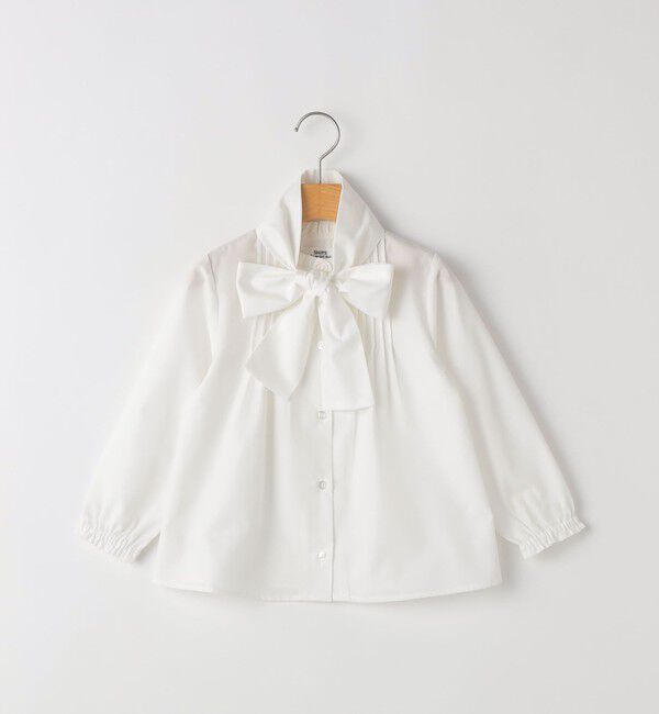 SHIPS KIDS「SHIPS KIDS:110～130cm / セレモニー ボウタイ リボン ブラウス」|シャツ・ブラウス|
