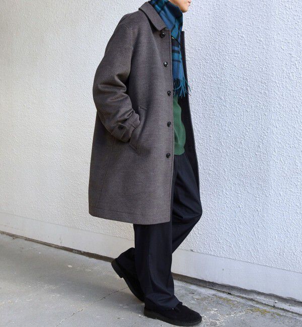 SHIPS any「SHIPS any: ウォーム メルトン ステンカラー コート◇」|ステンカラーコート|