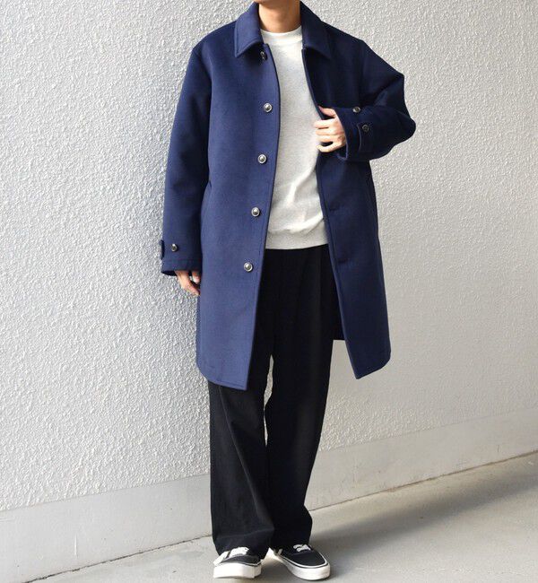 SHIPS any「SHIPS any: ウォーム メルトン ステンカラー コート◇」|ステンカラーコート|