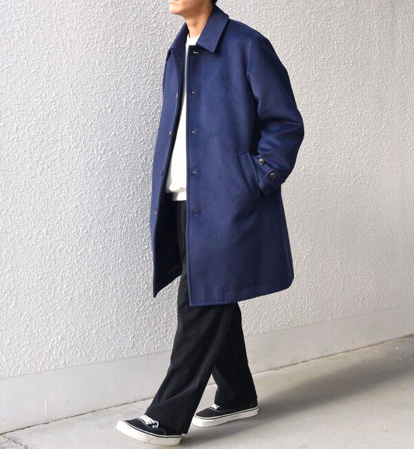 SHIPS any「SHIPS any: ウォーム メルトン ステンカラー コート◇」|ステンカラーコート|