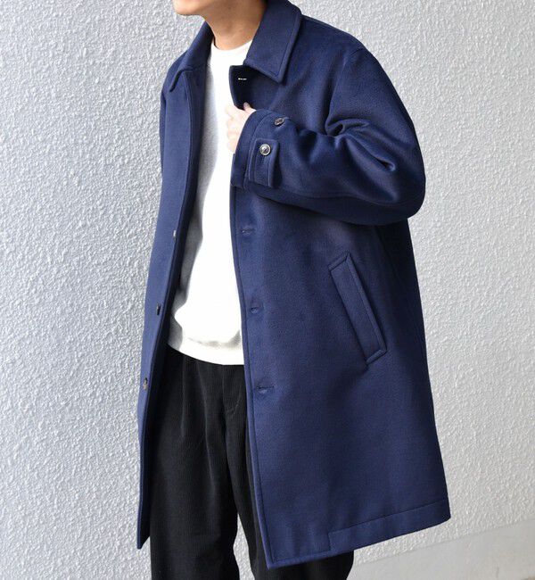 SHIPS any「SHIPS any: ウォーム メルトン ステンカラー コート◇」|ステンカラーコート|