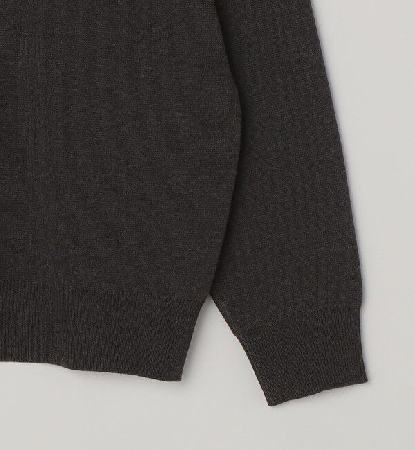 SHIPS any「SHIPS any:〈手洗い可能〉ミラノリブ コットンライク ヘンリーネック ニット◇」|ニット・セーター|