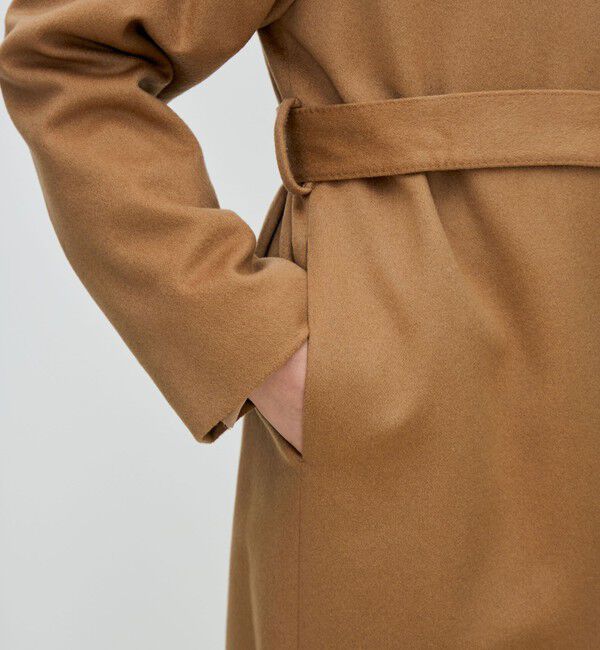 ピュアカシミヤ ノーカラーコート（TOMORROWLAND collection）｜ルミネ