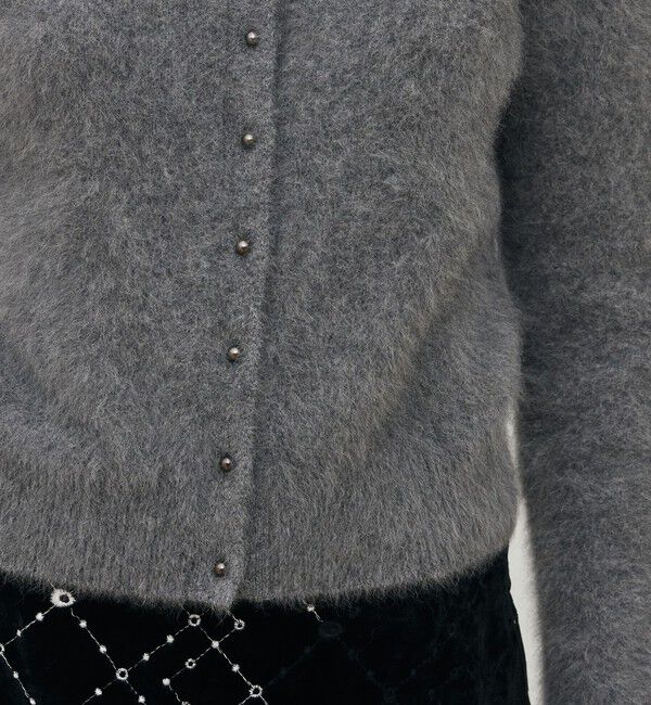 DES PRES「フォックスカシミヤ クルーネックカーディガン」|カーディガン|