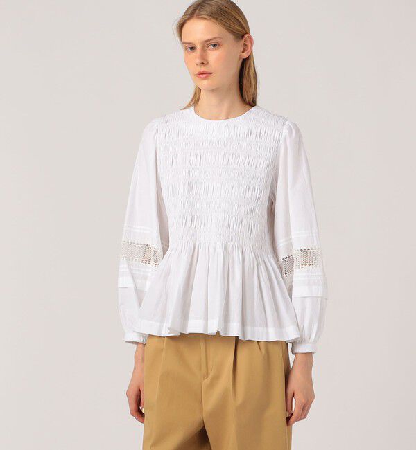 TOMORROWLAND BUYING WEAR「【別注】ne Quittez pas BLACK Gather ブラウス」|シャツ・ブラウス|