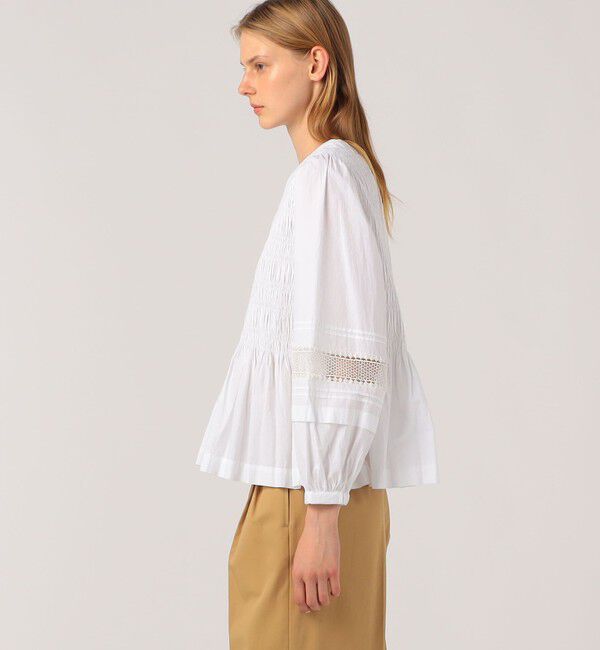 TOMORROWLAND BUYING WEAR「【別注】ne Quittez pas BLACK Gather ブラウス」|シャツ・ブラウス|