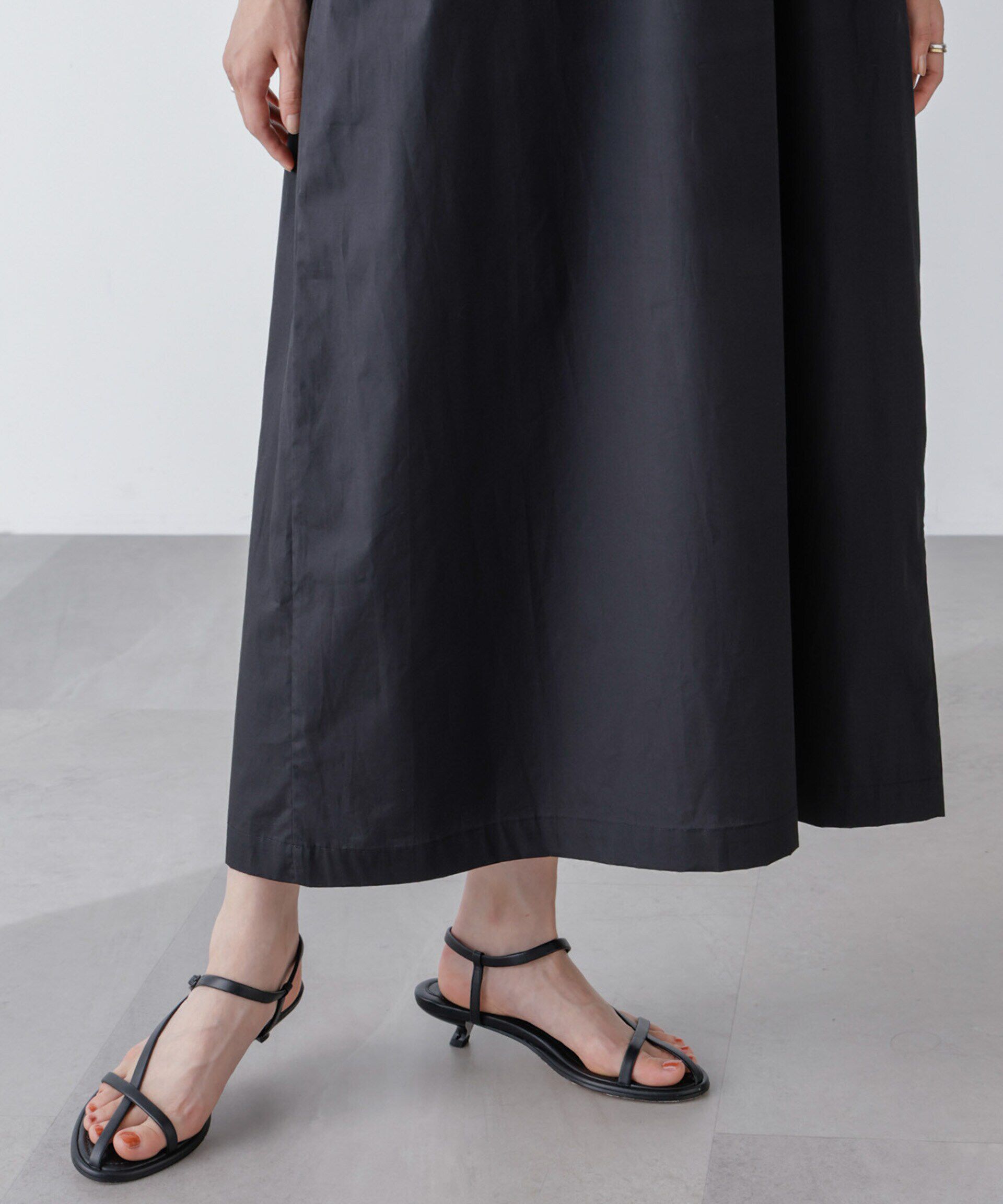 nano･universe「2wayシャーリングオフショルダーワンピース」|ワンピース|