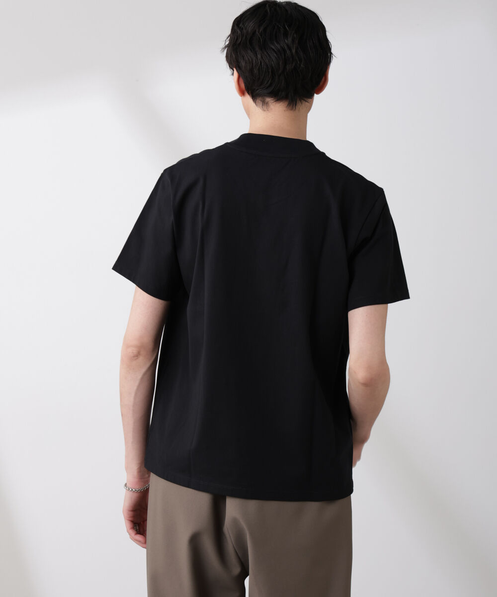 nano･universe「WEB限定/ジャケT(R) Vネック 半袖」|Tシャツ・カットソー|