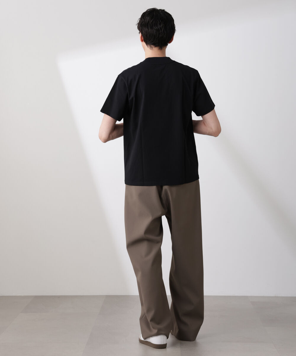 nano･universe「WEB限定/ジャケT(R) Vネック 半袖」|Tシャツ・カットソー|