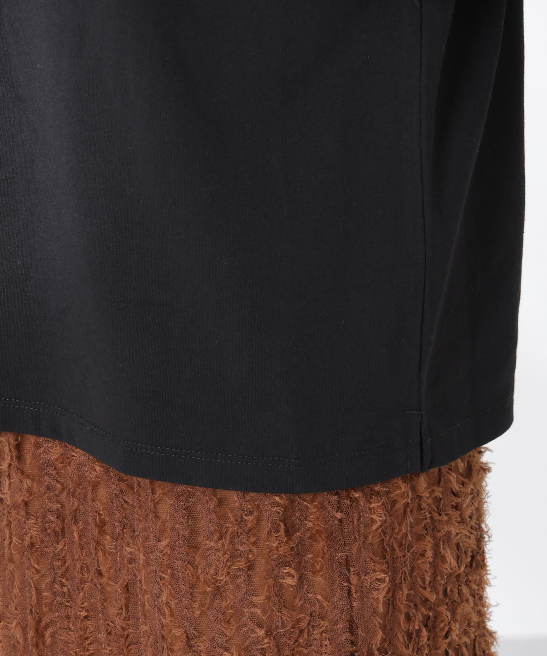 nano･universe「STORATECH 機能素材フレアデザインスリーブトップス」|Tシャツ・カットソー|