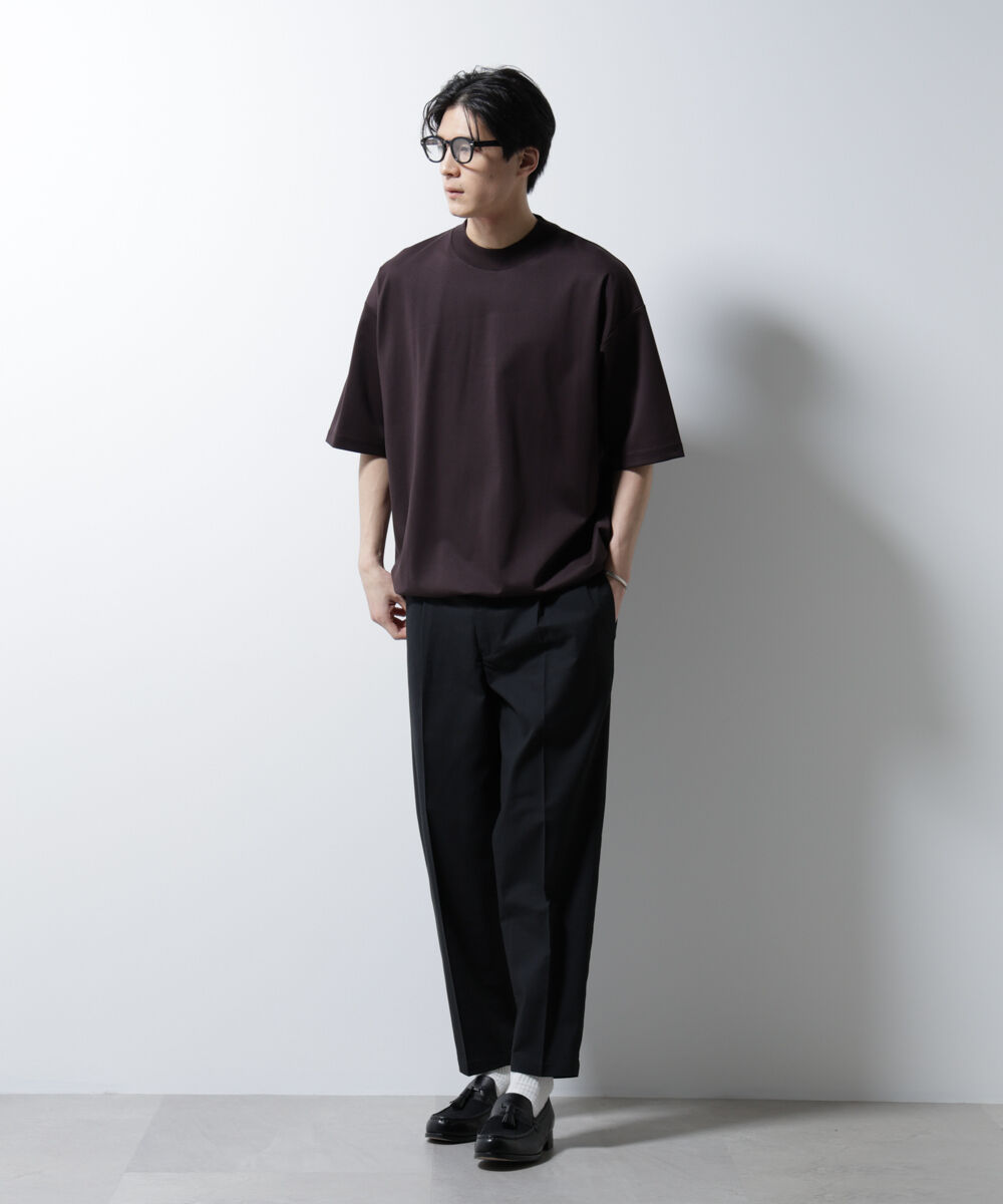 nano･universe「サイドシャーリング リネンパンツ」|チノ|