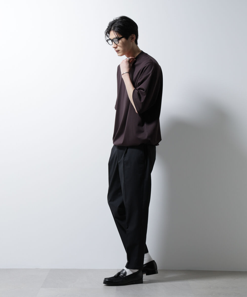 nano･universe「サイドシャーリング リネンパンツ」|チノ|