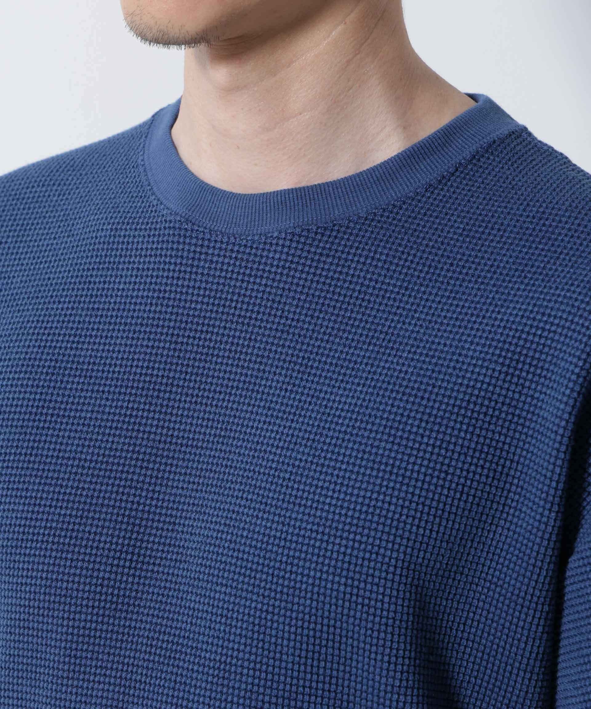 nano･universe「テックワッフルクルーネックTシャツ 半袖」|Tシャツ・カットソー|