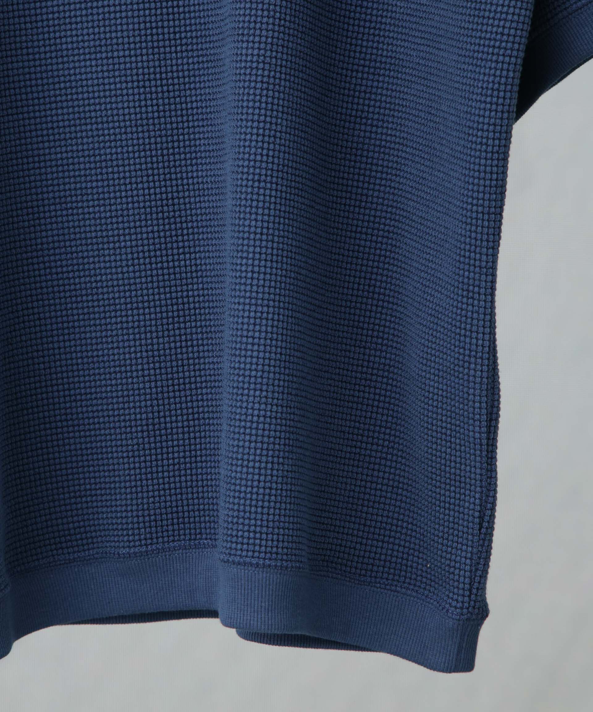 nano･universe「テックワッフルクルーネックTシャツ 半袖」|Tシャツ・カットソー|