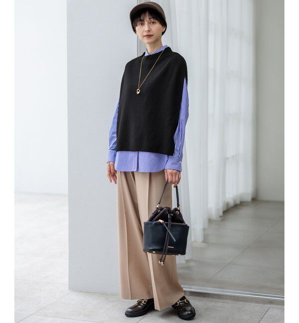 23区「スエード コンビ ドロスト バッグ」|ショルダー・メッセンジャー|