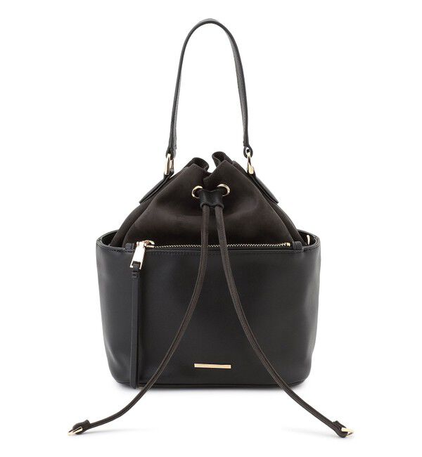 23区「スエード コンビ ドロスト バッグ」|ショルダー・メッセンジャー|