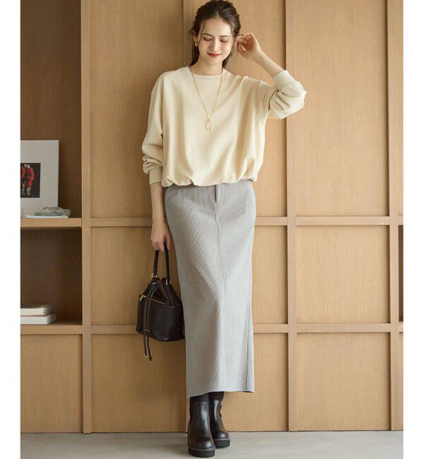 23区「スエード コンビ ドロスト バッグ」|ショルダー・メッセンジャー|