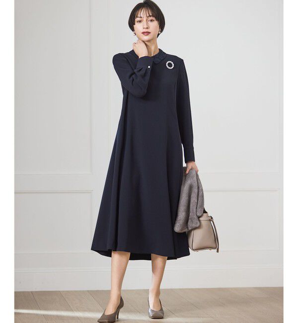 23区「スエード コンビ ドロスト バッグ」|ショルダー・メッセンジャー|