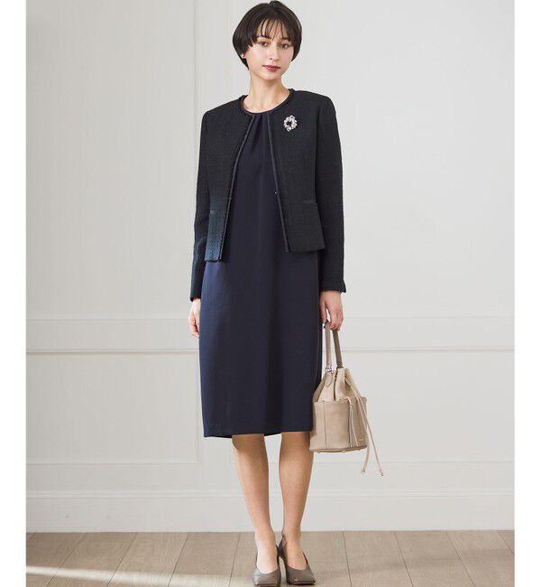 23区「スエード コンビ ドロスト バッグ」|ショルダー・メッセンジャー|