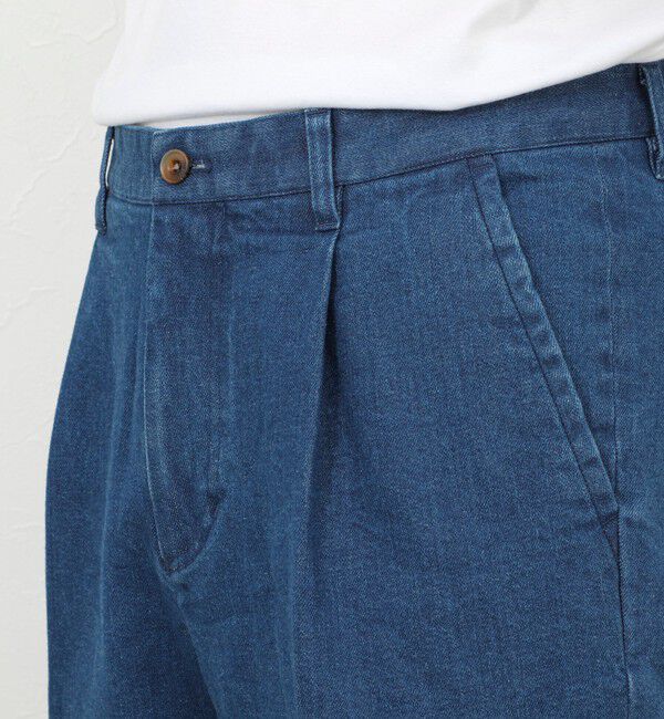 NOLLEY'S goodman「デニムストレッチ ワイドジャスト丈PT 26SS」|デニム|