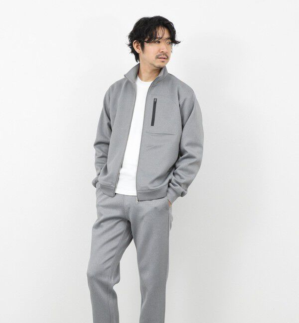 NOLLEY'S goodman「《セットアップ対応》ダブルニットZIPスタンドカラー 26SS」|ブルゾン・スタジャン|