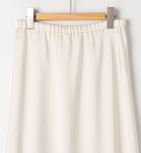 NOLLEY'S sophi「ウォッシャブルダブルサテンナロースカート」|フレア|