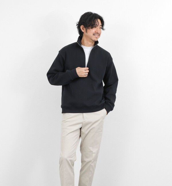 NOLLEY'S goodman「リブダンボール スタンドハーフZip 26SS」|スウェット・ジャージ|