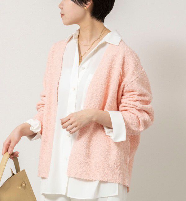 NOLLEY'S sophi「【IRONING/アイロニング】bubble cottonカーディガン」|カーディガン|ベビーピンク