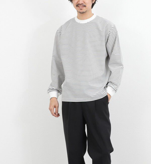 NOLLEY'S goodman「シルケットボーダーロンＴ 26SS」|Tシャツ・カットソー|