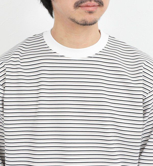 NOLLEY'S goodman「シルケットボーダーロンＴ 26SS」|Tシャツ・カットソー|