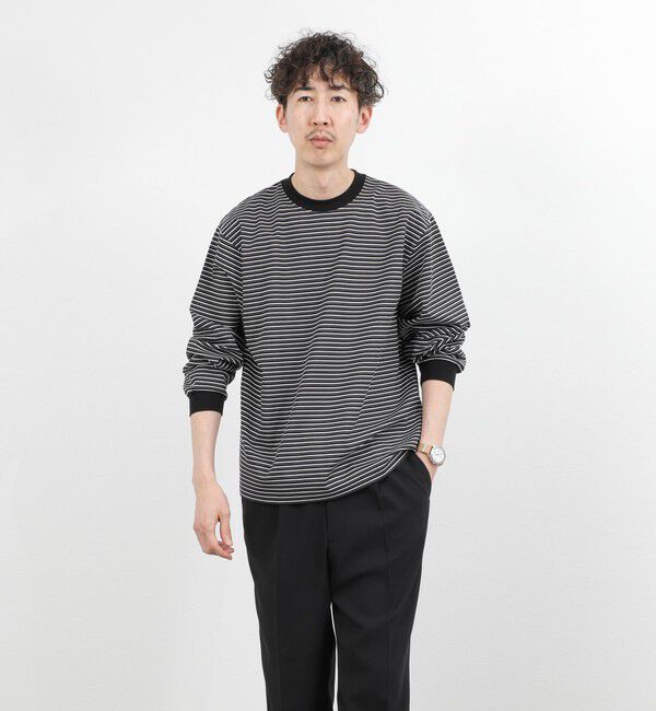 NOLLEY'S goodman「シルケットボーダーロンＴ 26SS」|Tシャツ・カットソー|