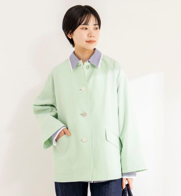NOLLEY'S「【Traditional WeatherWear】LINTON N/C SHORT」|ノーカラージャケット|