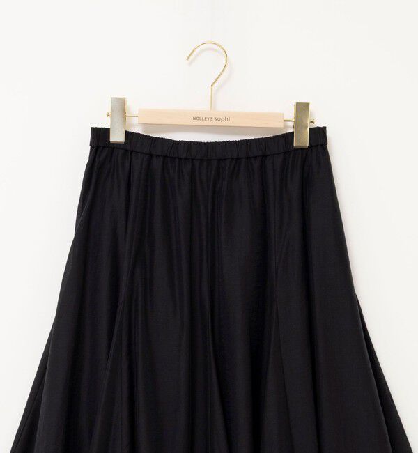 NOLLEY'S sophi「ウォッシャブルシアーボリュームフレアロングスカート」|フレア|