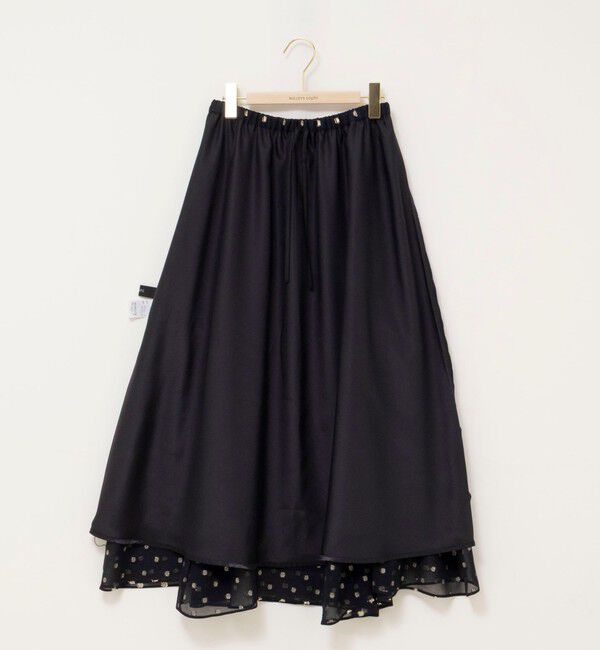 NOLLEY'S sophi「《セットアップ対応》ラメカットジャガードフレアスカート」|フレア|