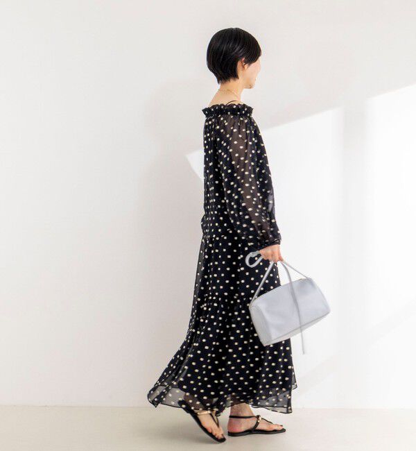 NOLLEY'S sophi「《セットアップ対応》ラメカットジャガードフレアスカート」|フレア|