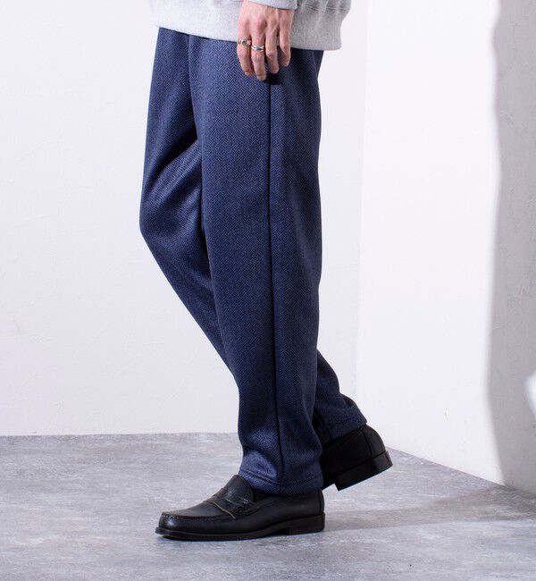 GLOSTER「【GLOSTER/グロスター】カチオンフリースボンディング イージーパンツ」|チノ|