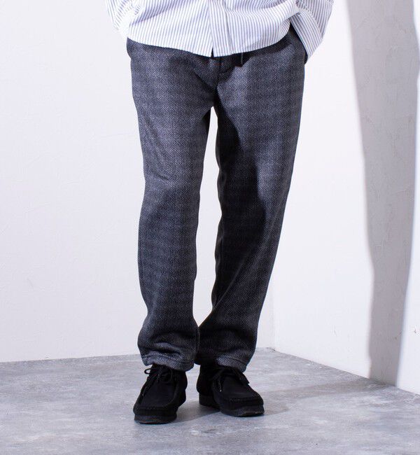 GLOSTER「【GLOSTER/グロスター】カチオンフリースボンディング イージーパンツ」|チノ|