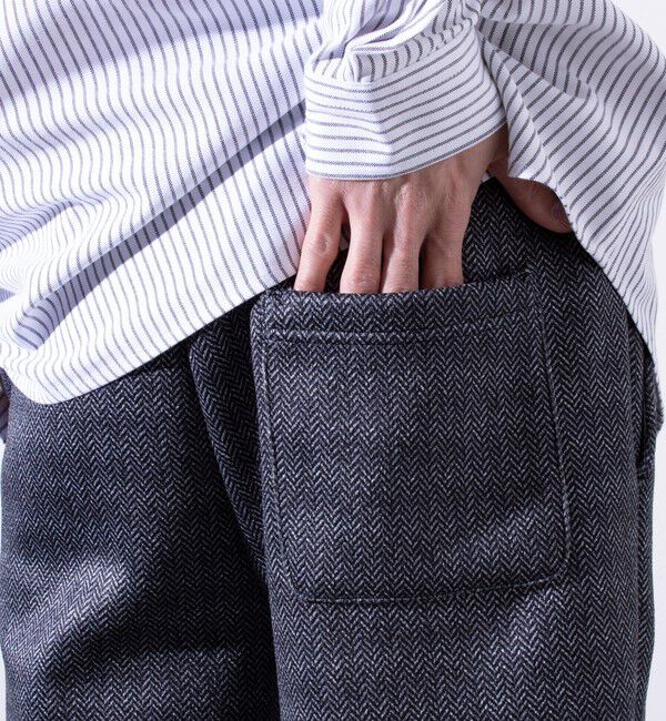 GLOSTER「【GLOSTER/グロスター】カチオンフリースボンディング イージーパンツ」|チノ|