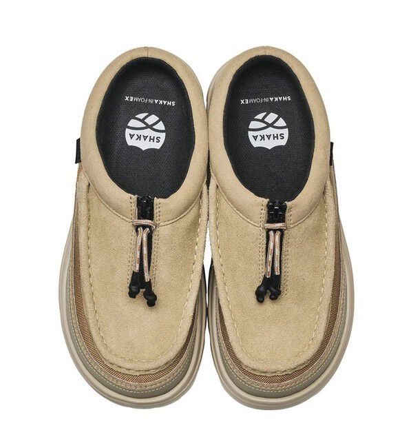 GLOSTER「【SHAKA/シャカ】ジップモカシンミュール ZIP MOCCASIN MULE EX」|モカシン|
