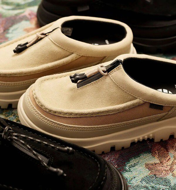 GLOSTER「【SHAKA/シャカ】ジップモカシンミュール ZIP MOCCASIN MULE EX」|モカシン|