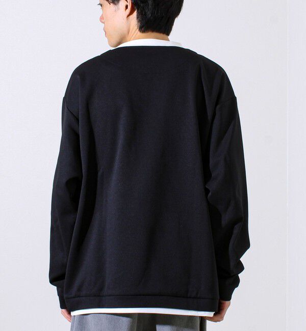 GLOSTER「【全方向杢ダンボール】フェイクキーネックロングスリーブ」|Tシャツ・カットソー|