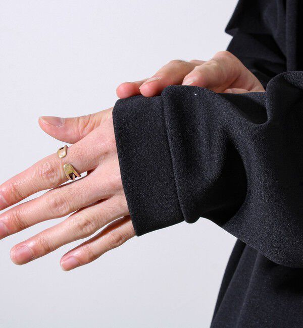 GLOSTER「【全方向杢ダンボール】フェイクキーネックロングスリーブ」|Tシャツ・カットソー|