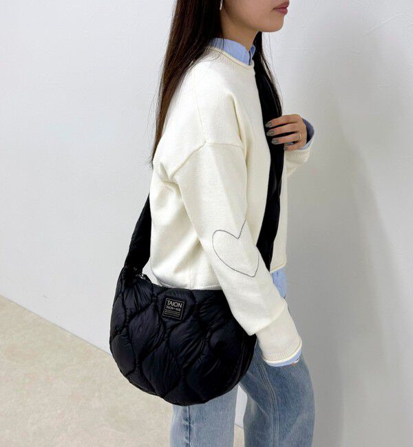 fredy emue「【TAION/タイオン】MILITARYバナナショルダーバッグ M」|ショルダー・メッセンジャー|ブラック