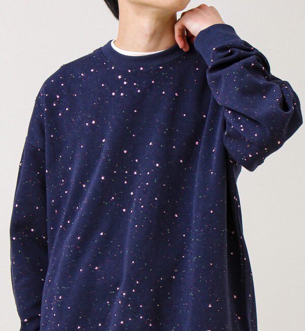 GLOSTER「星穴ネップボンディング クルーネックスウェット」|スウェット・ジャージ|