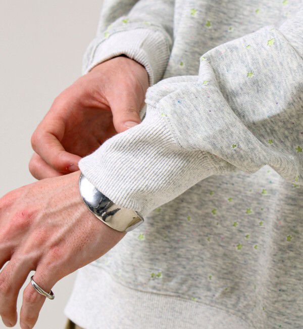 GLOSTER「星穴ネップボンディング クルーネックスウェット」|スウェット・ジャージ|