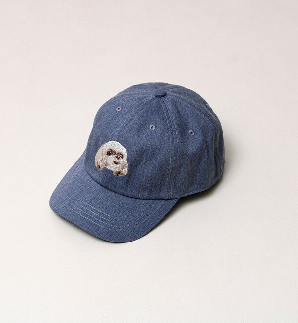 GLOSTER「【カラー追加して再登場】WASHED DOG embroidery CAP」|キャップ・キャスケット|