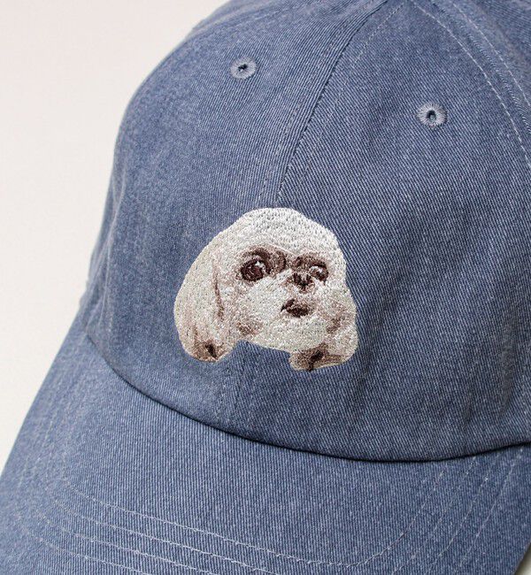 GLOSTER「【カラー追加して再登場】WASHED DOG embroidery CAP」|キャップ・キャスケット|