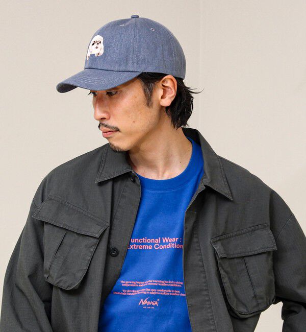 GLOSTER「【カラー追加して再登場】WASHED DOG embroidery CAP」|キャップ・キャスケット|